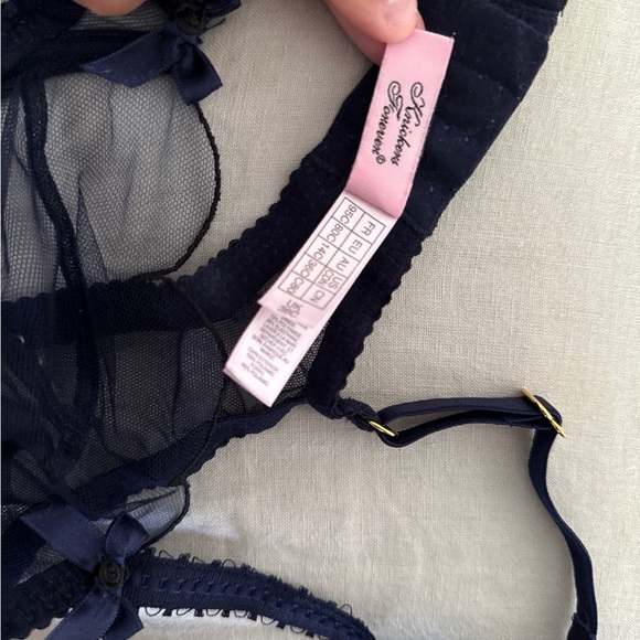 Agent Provocateur Black Sheer Mesh Bra - Picture 4 of 5